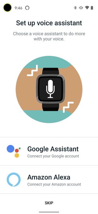 How To Set Up Google Assistant Fitbit Step 1