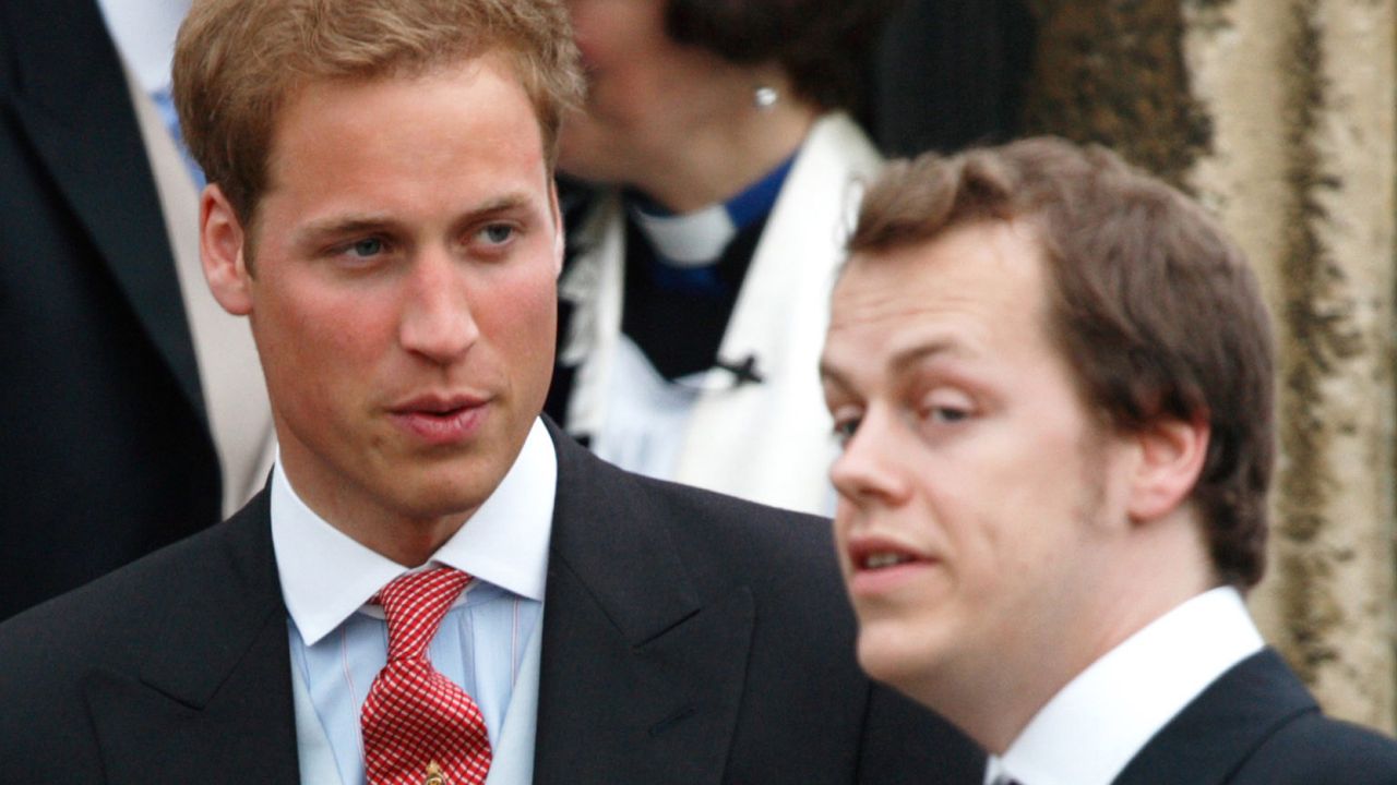 Prince William and Tom Parker Bowles, who is Queen Camilla&#039;s son, both wear suits