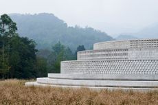 The concrete rotunda at the The Chuan malt whisky distillery by Neri and Hu