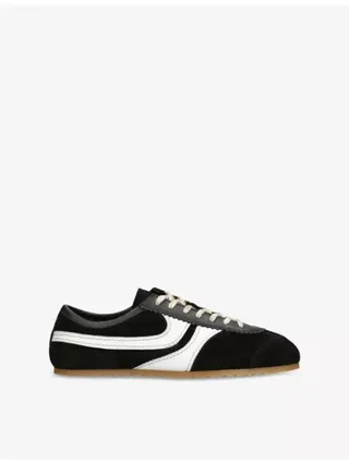 Dries Van Noten Dustin Stripe Leather Low-Top Trainers