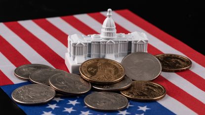 US national debt concept