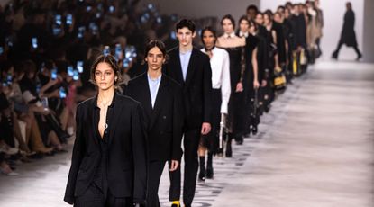 Fendi A/W 2026 runway show at Milan Fashion Week A/W 2026