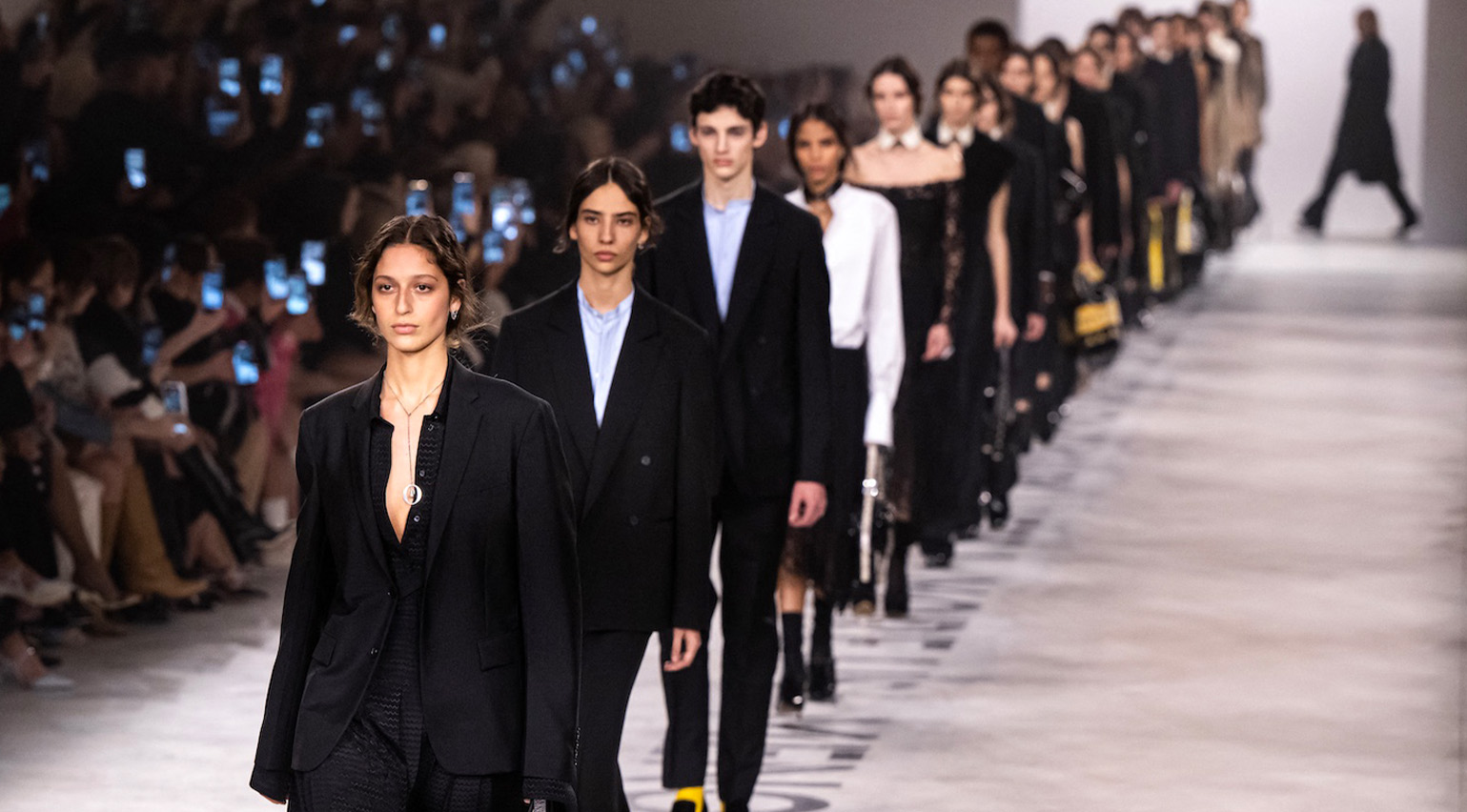 Fendi A/W 2026 runway show at Milan Fashion Week A/W 2026