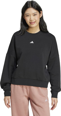 Adidas Essentials Small Logo Feel Cozy Sweatshirt (Women's)