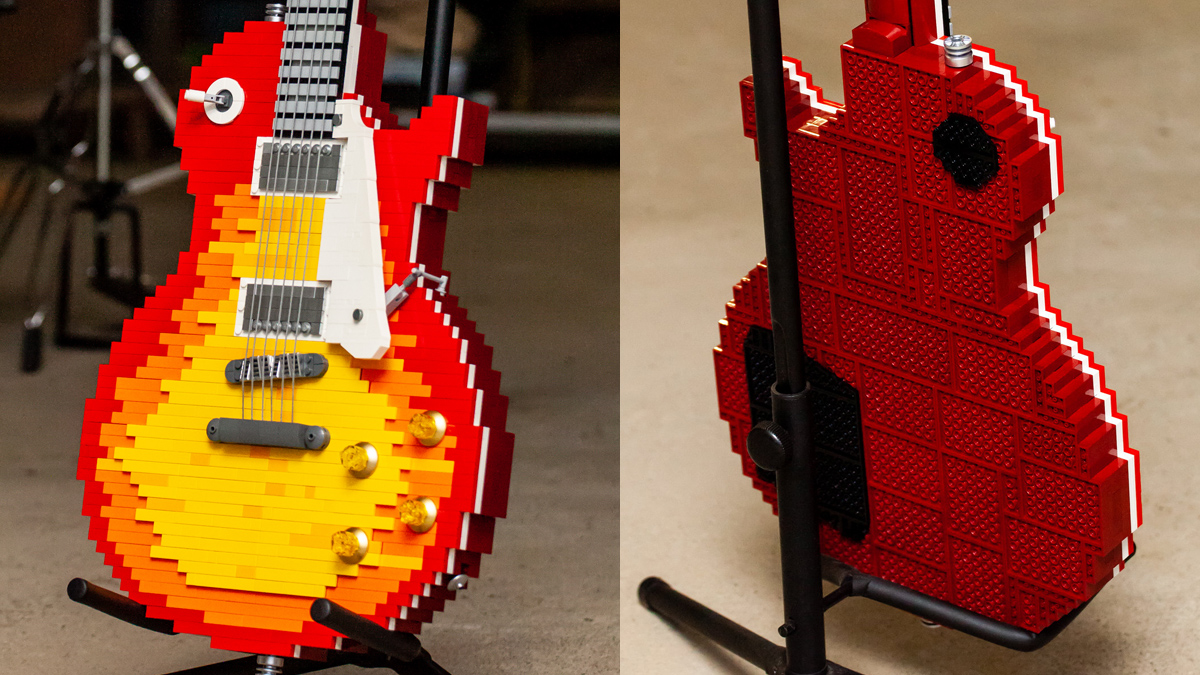 Someone Made a Full-Sized Lego Les Paul