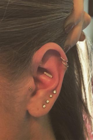 Constellation ear piercing