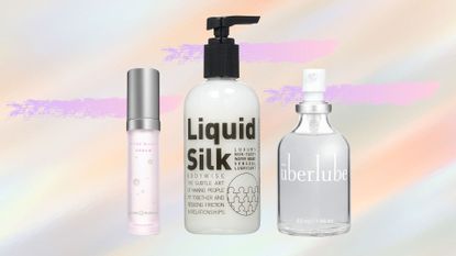 A selection of the best lubes, including Smile Makers and Liquid Silk by Lovehoney