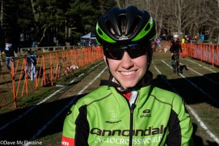 Heavy favorite Emma White (Cannondale) got the first call-up