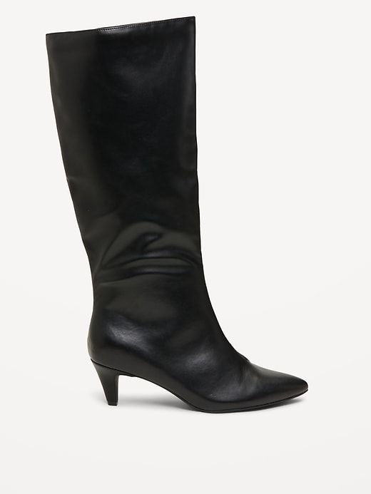 Tall Kitten Heel Boots for Women