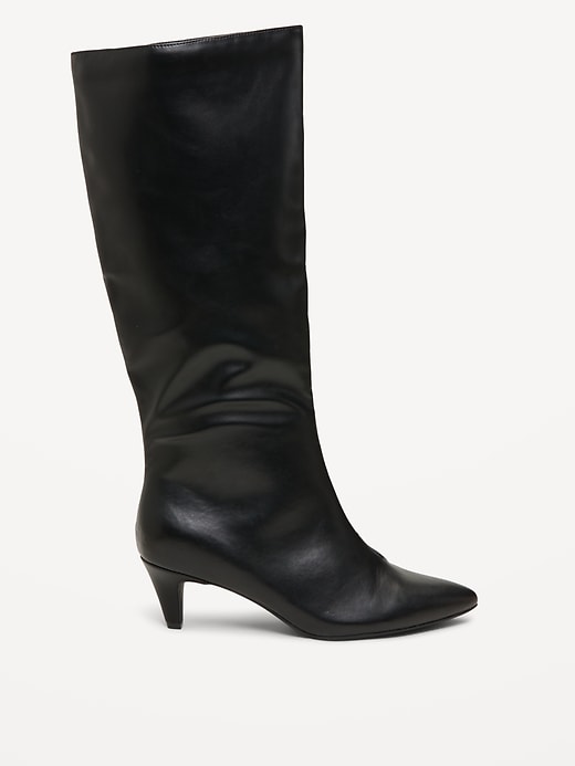 Tall Kitten Heel Boots for Women