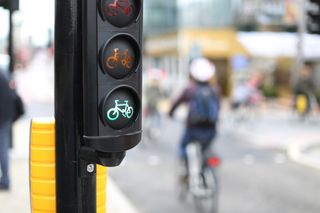 traffic lights with cycling signals