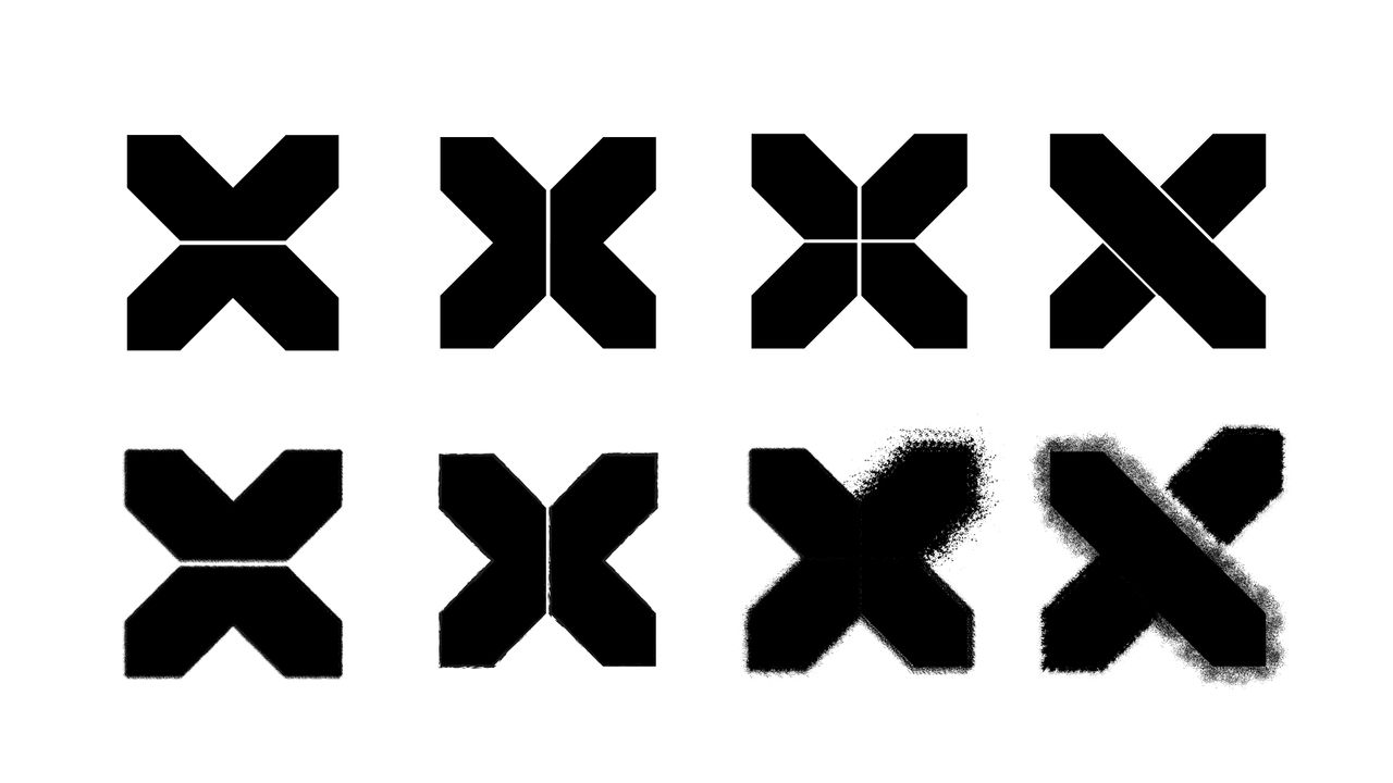 Various iterations of the X mark [Images: Tom Muller]