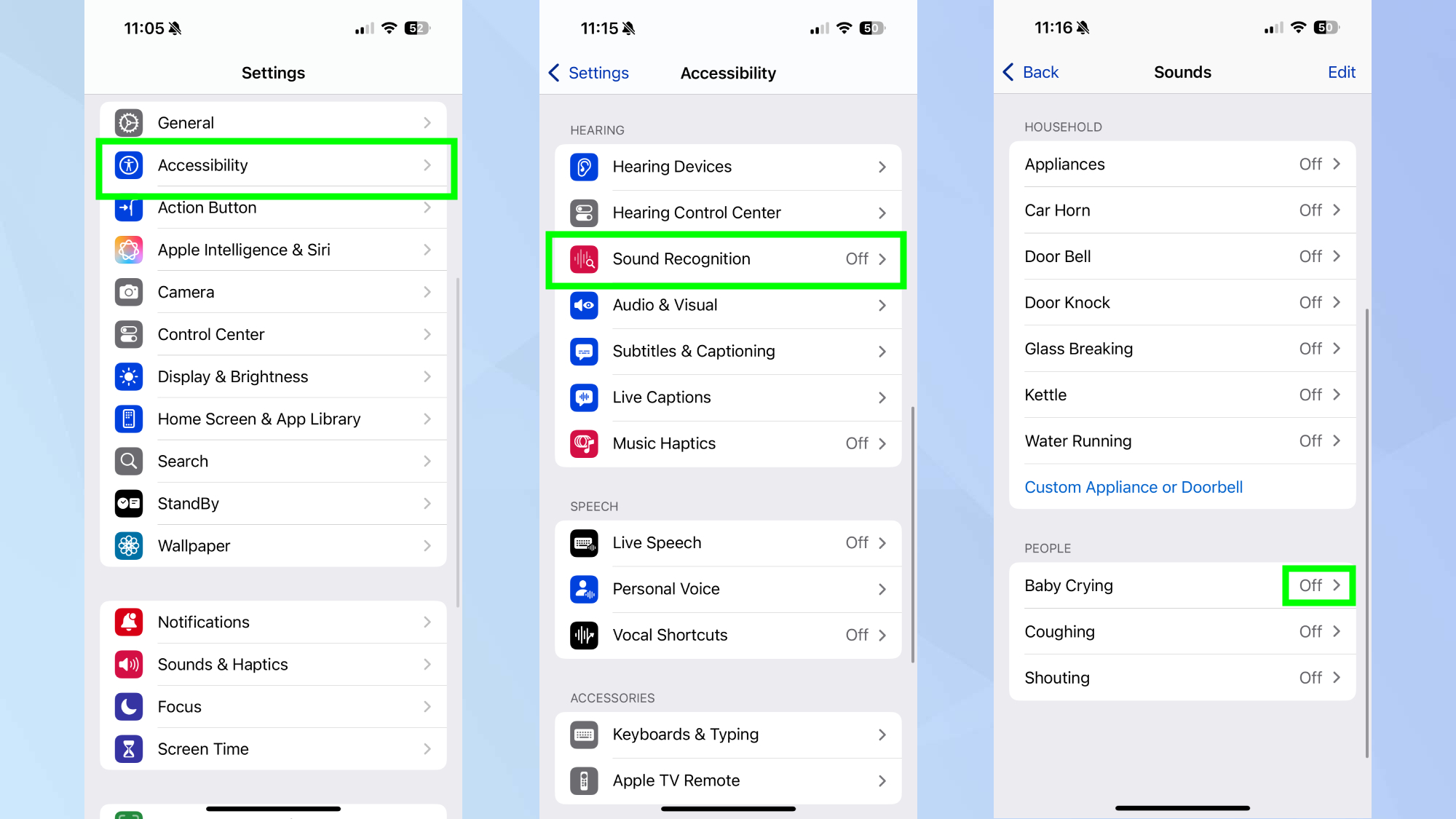 iPhone Sound Recognition