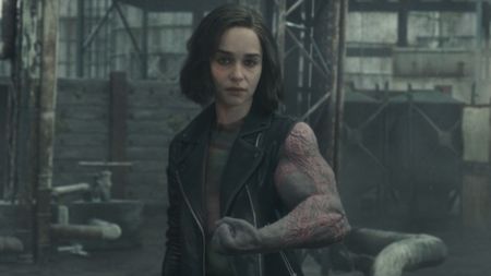 Emilia Clarke with Drax-looking arm in Secret Invasion finale