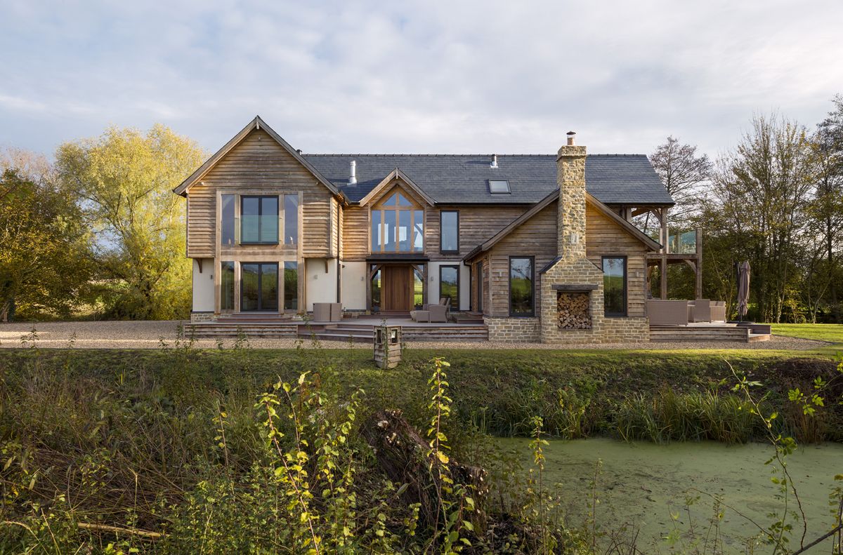 a self build constructed using natural insulation