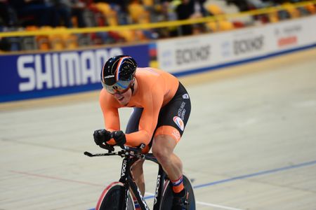 Theo Bos (Netherlands) in the 1km TT