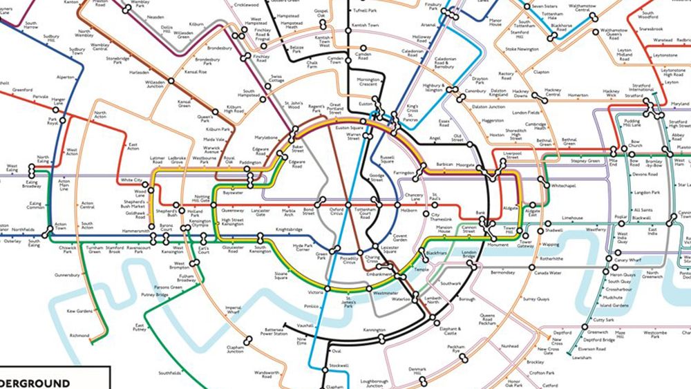 Circular Tube map