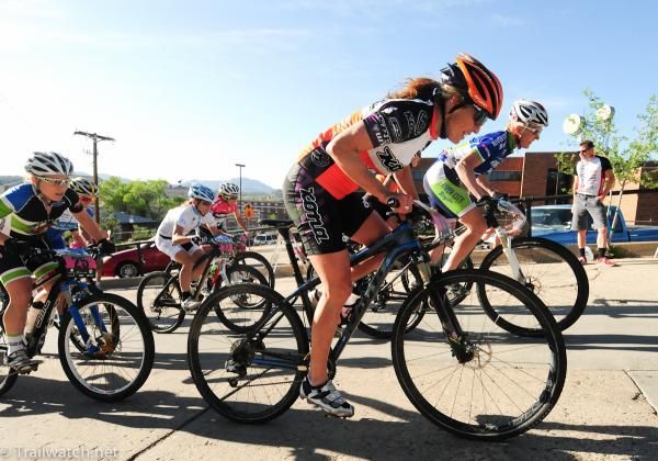 Wendy Simms (Kona) and Sue Butler (River City) hammering up the climb