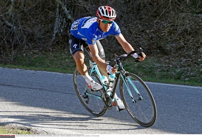 Michał Kwiatkowski lost his race lead after the day's stage