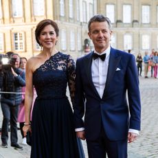 Crown Prince Frederik of Denmark and Crown Princess Mary attend Princess Benedikte of Denmark's 75th birthday party 