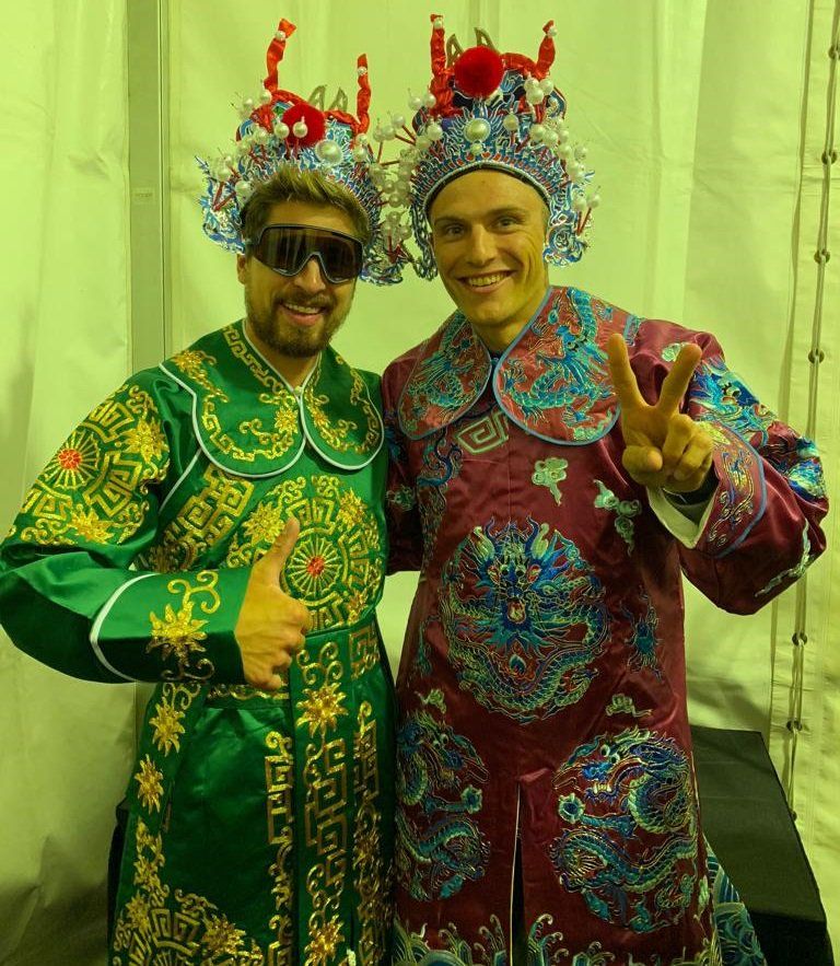 Peter Sagan and Marcel Kittel show off their threads
