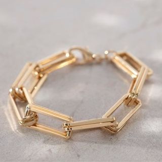 Mint Velvet gold chain link bracelet 