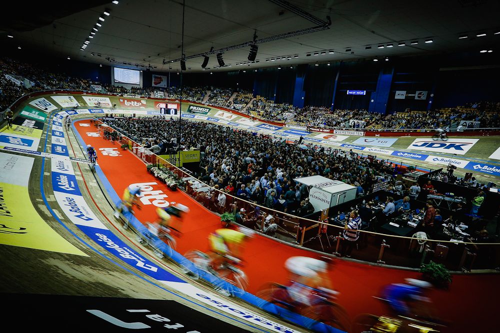The scene at Het Kuipke for the Gent Six day