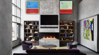 gansevoort meatpacking hotel poliform penthouse in new york