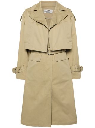 Three-Way Cotton Trench Coat