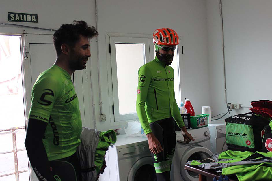 Cannondale Pro Cycling riders prepare for their final ride