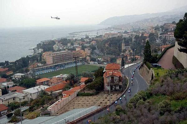 Descending the Poggio into San Remo
