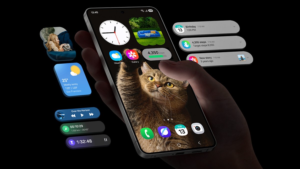 One UI features on the Galaxy S25 Edge