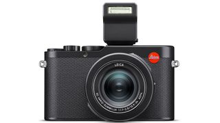 Front of the Leica D-Lux 8 on white background