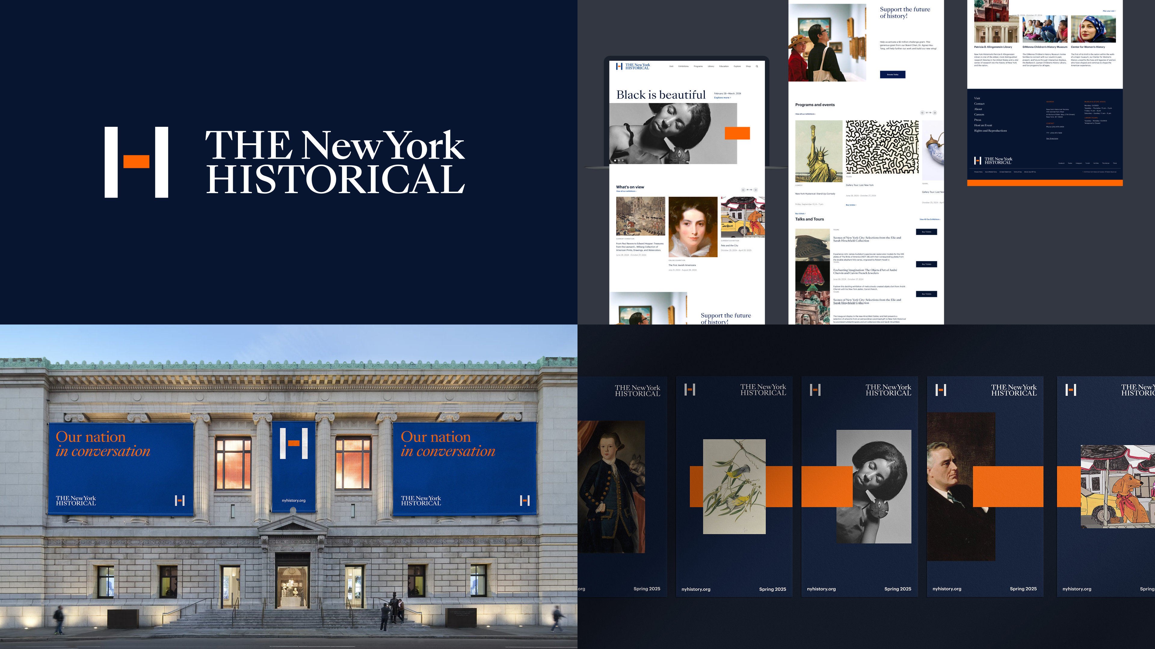 The new york historical brand across different touchpoints