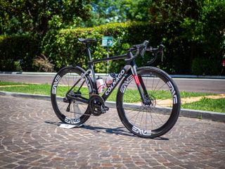 A full view of Pogacar's Colnago V4RS