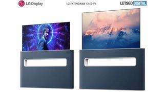 LG extendable OLED TV