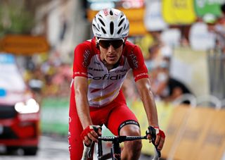 QUILLAN FRANCE JULY 10 Guillaume Martin of France and Team Cofidis at arrival during the 108th Tour de France 2021 Stage 14 a 1837km stage from Carcassonne to Quillan LeTour TDF2021 on July 10 2021 in Quillan France Photo by Chris GraythenGetty Images