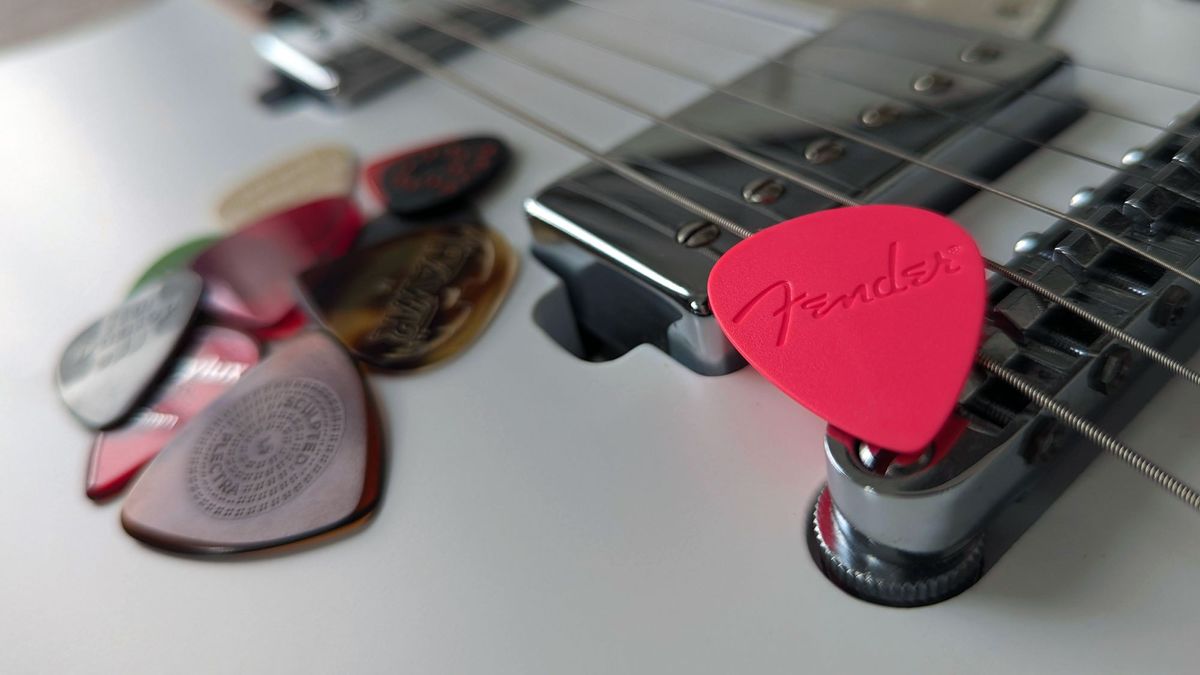 Closeup of Fender Offset Picks