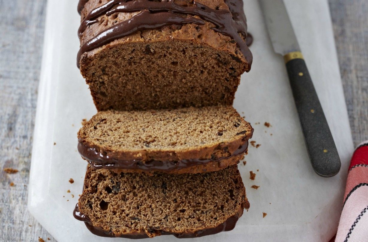 Horlicks and prune loaf cake