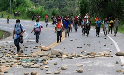 Coffee farmer strike