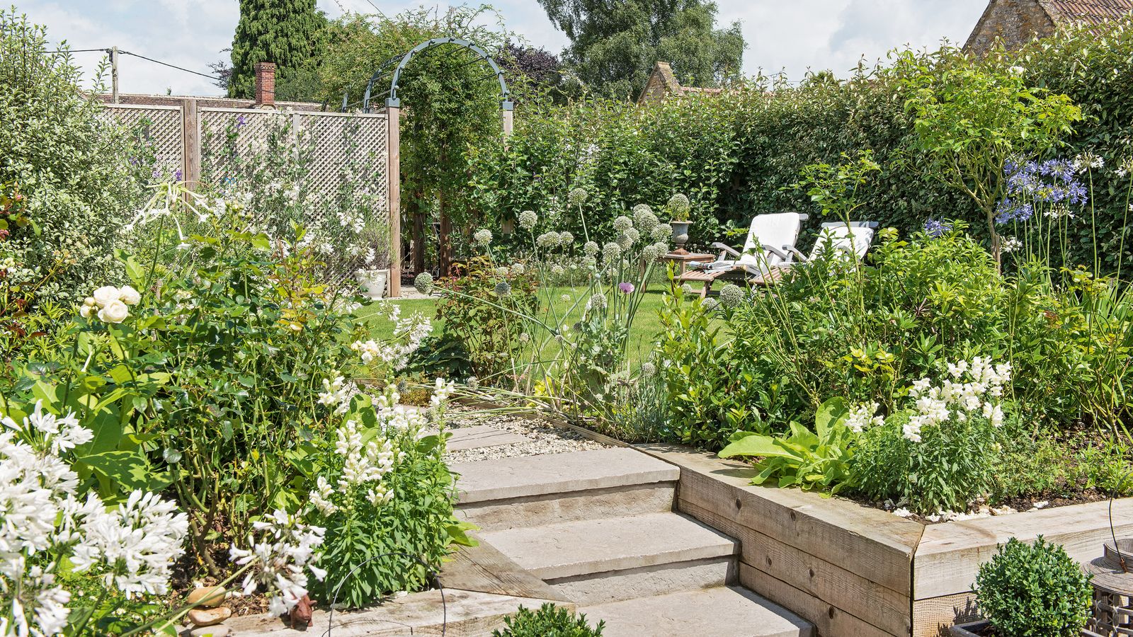 Terraced garden ideas for a multi-dimensional outdoor space | Ideal Home