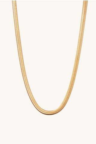 Mejuri Bold Herringbone Chain Necklace 