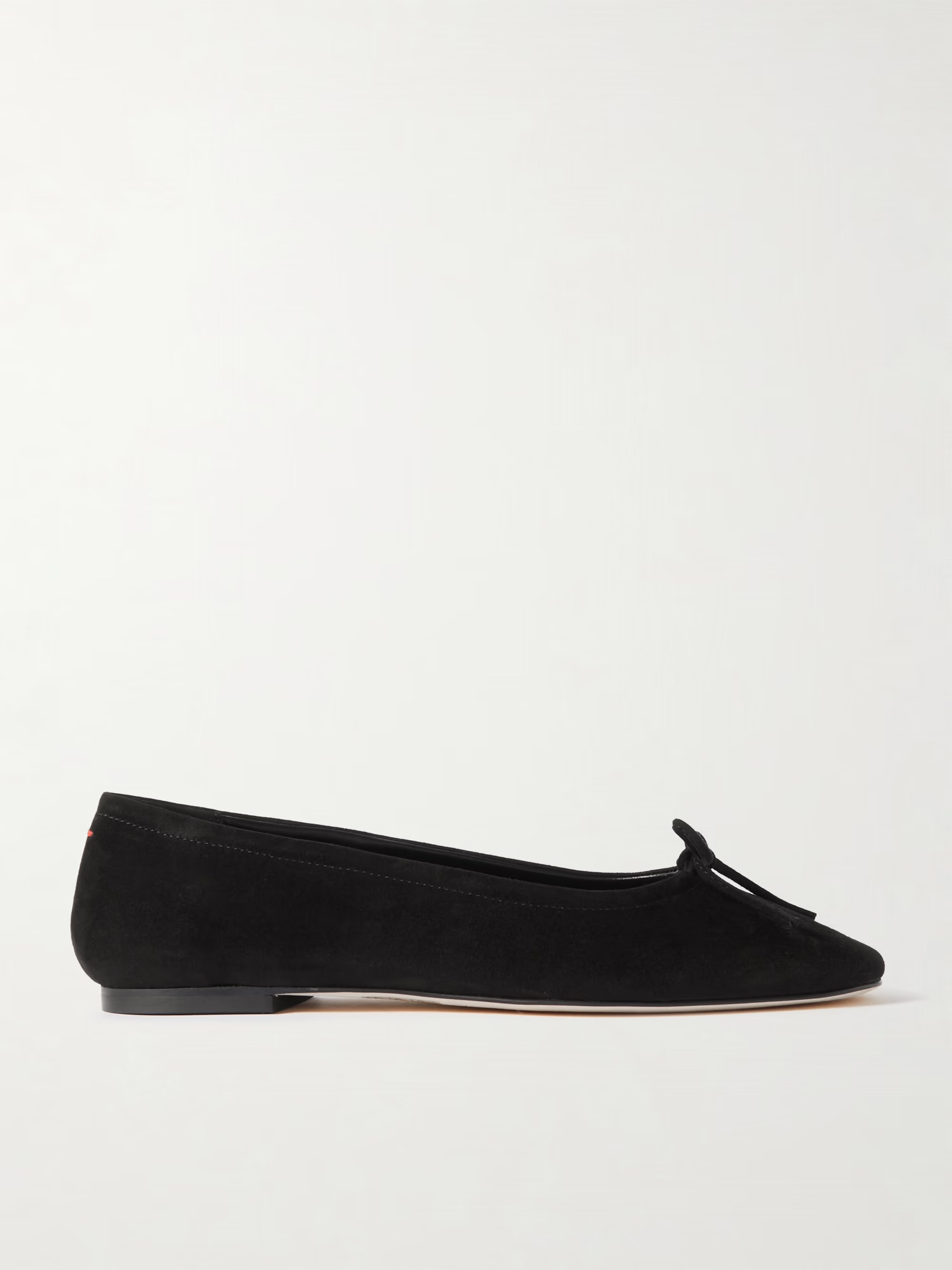 Black Slingback Pointed Toe Flat Shoes