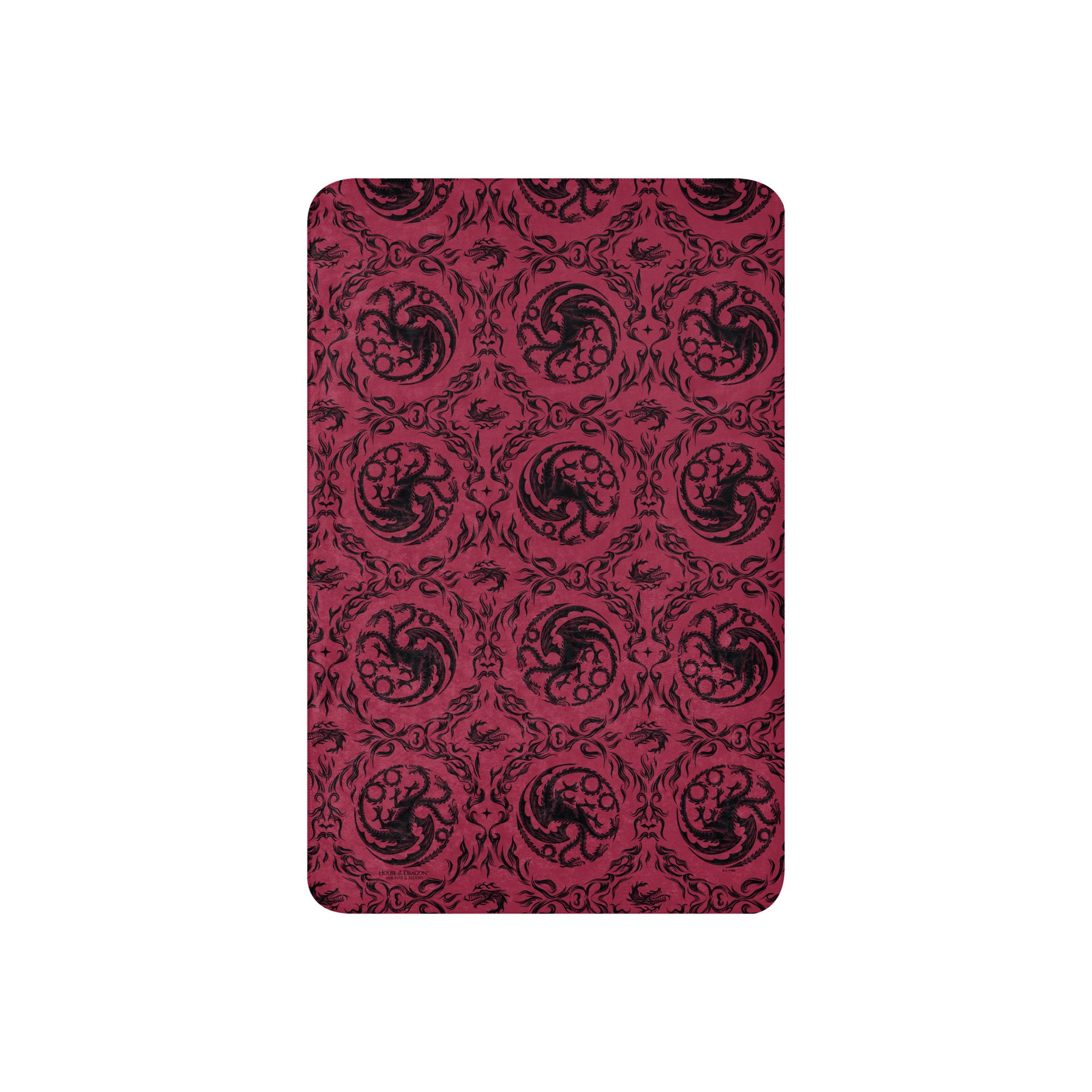 House of the Dragon Sherpa Blanket Sigil of House Targaryen