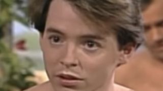 Matthew Broderick in Nude Beach sketch on Saturday Night Live