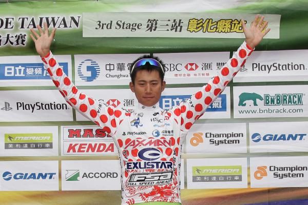 Chung Kai took over the mountains classification