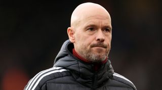 Manchester United manager Erik ten Hag during the Premier League match between Wolverhampton Wanderers and Manchester United on 31 December, 2022 at Molineux in Wolverhampton, United Kingdom.