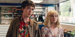 Jessica Barden and Alex Lawther in The End of The F'ing World