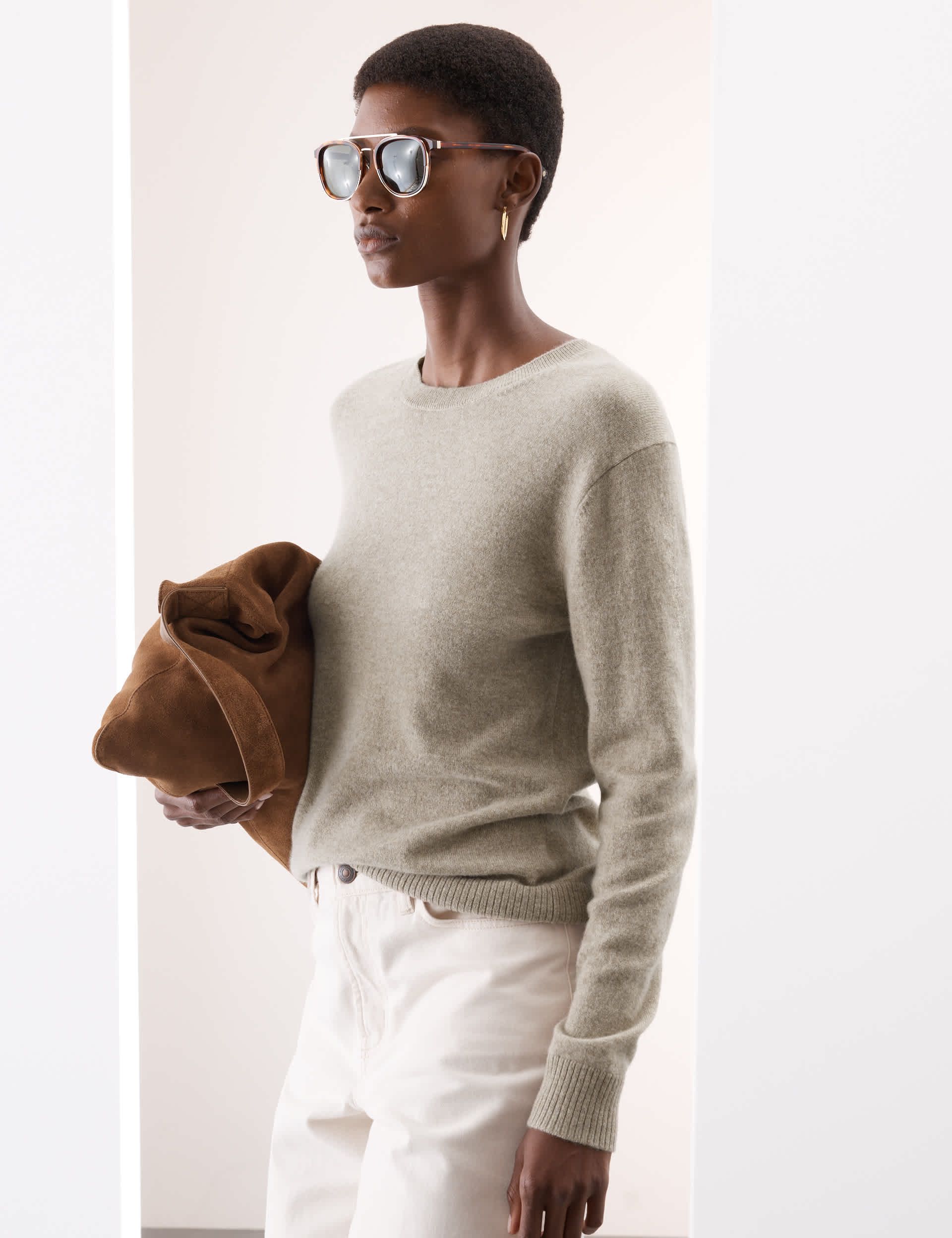 Pure Cashmere Crew Neck Jumper