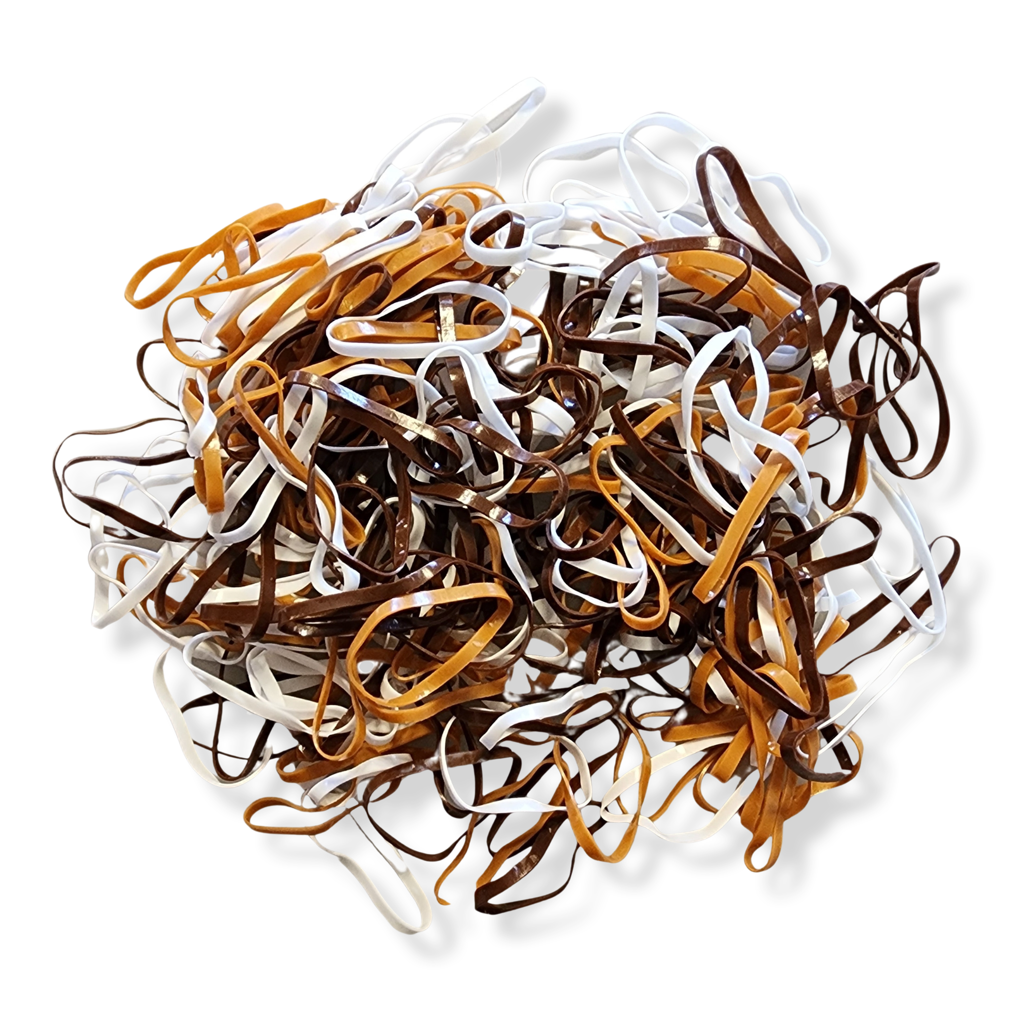 No Snag Hair Ties / Elastics - Mocha Mix